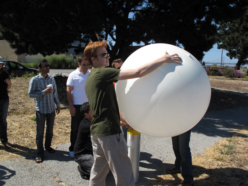 Mark, marching the balloon forward in a revolutionary fervor!!!