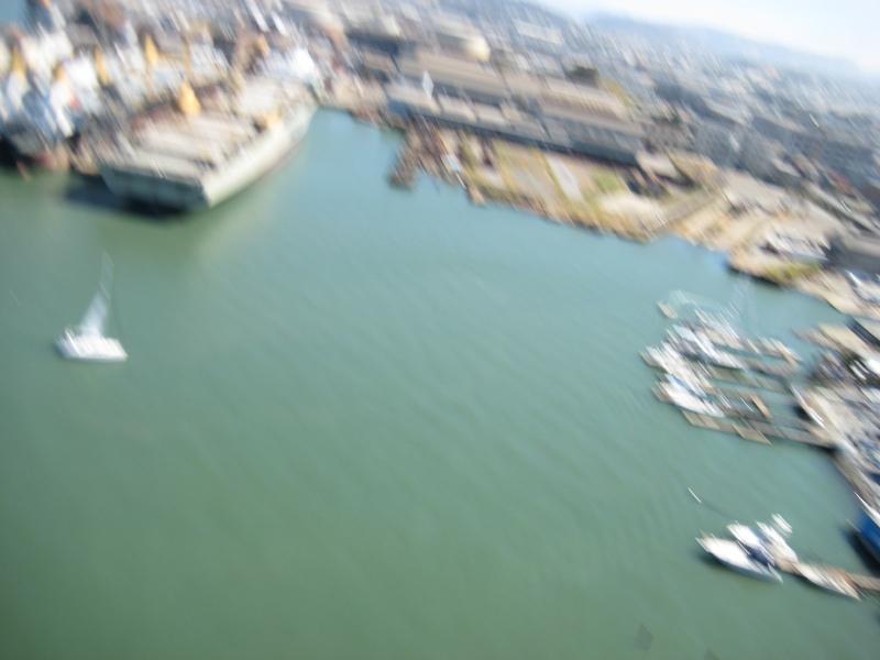 The only shot I got of the shipyards, which were the original objective of the mission. Unfortunately a bit blurry. Next time perhaps the winds will be more southerly!