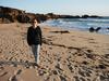 Holly at Garrapata State Beach at sunset