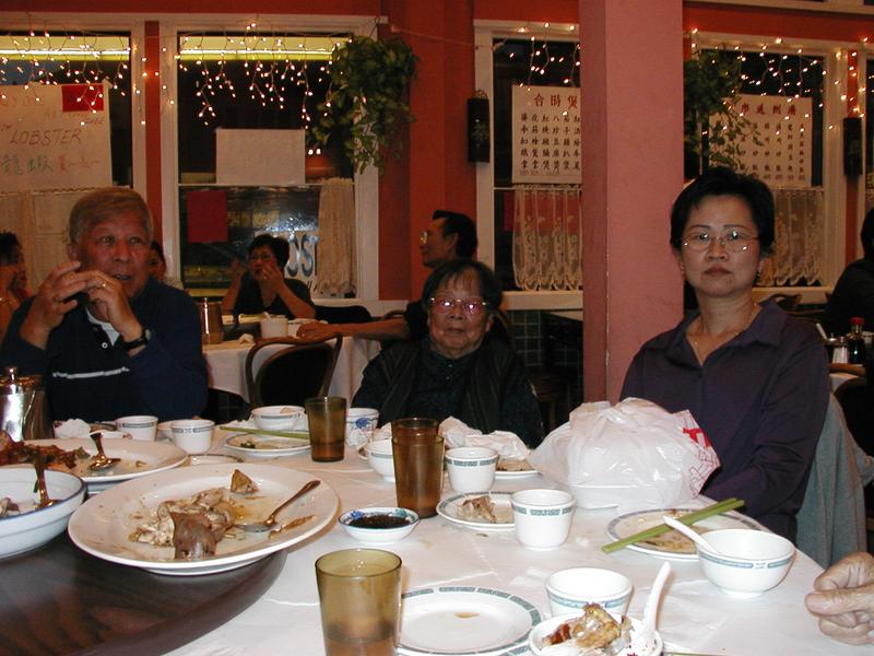 My uncle, my grandmother, and my aunt