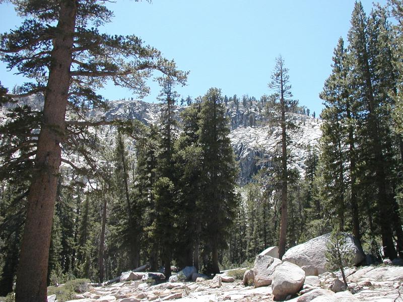 The view west from our lunch site