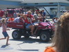 I think these folks throwing beads have the wrong parade