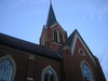 The Lutheran church where we had a Norweigian smorgasbord dinner