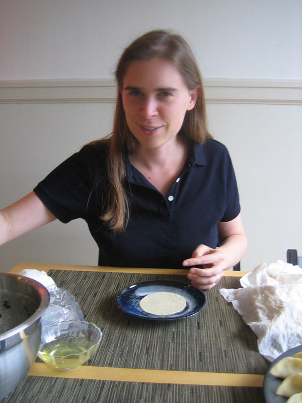 Holly gets home and we put her to work right away.